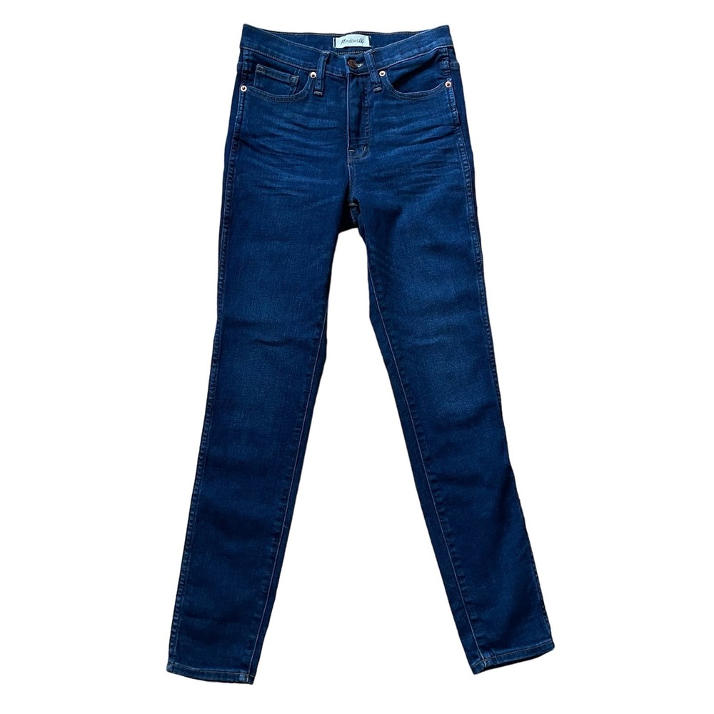 Madewell 10” High Rise Skinny Jeans Dark Wash